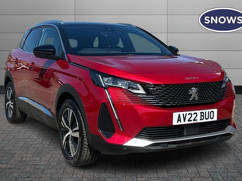 Ultimate red Used 2022 Peugeot 3008 GT | £16,797 (Good price) - Image 1/4