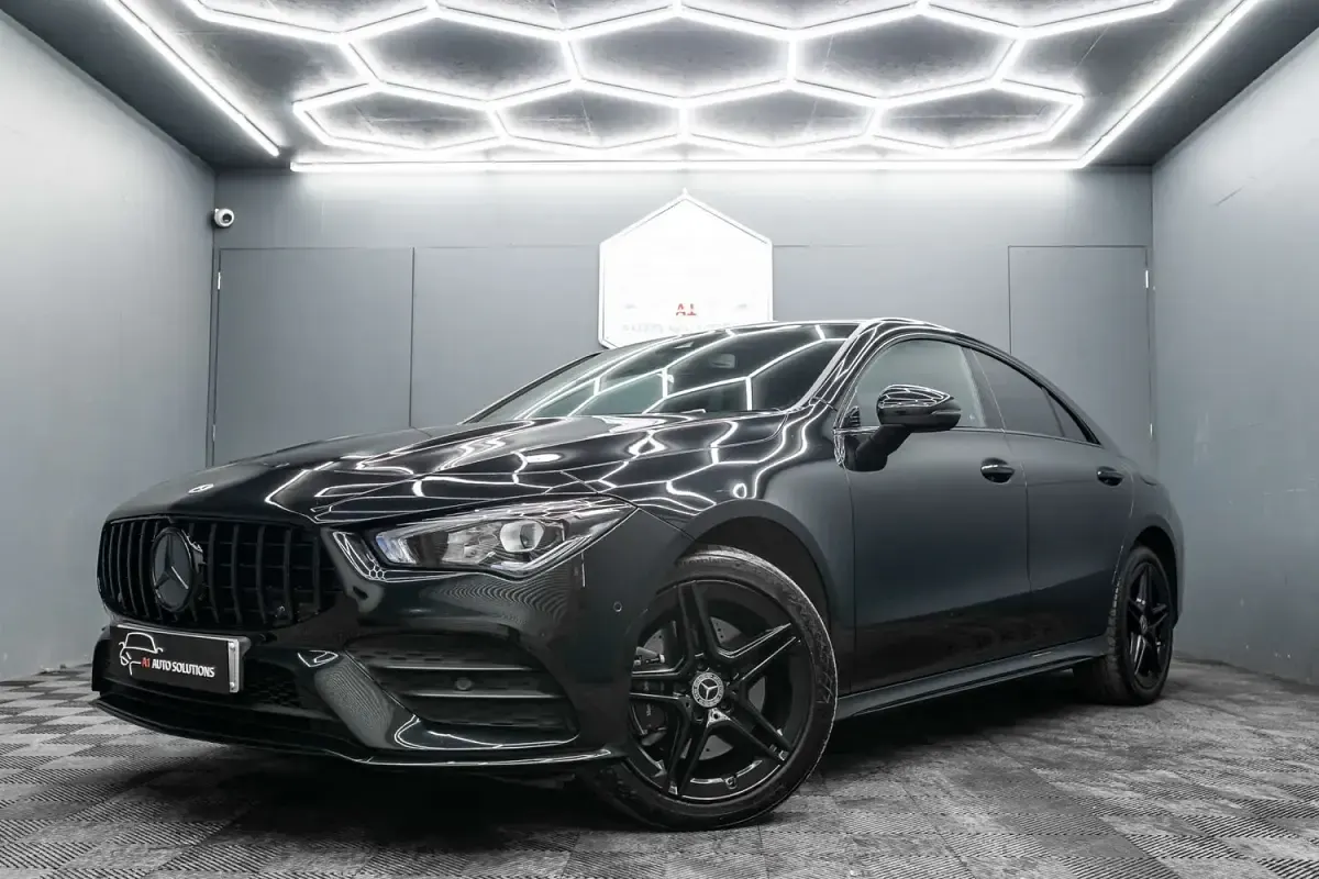 Used Mercedes CLA180 AMG Line Premium 136 HP (100 kW) 2023 Black Coupe