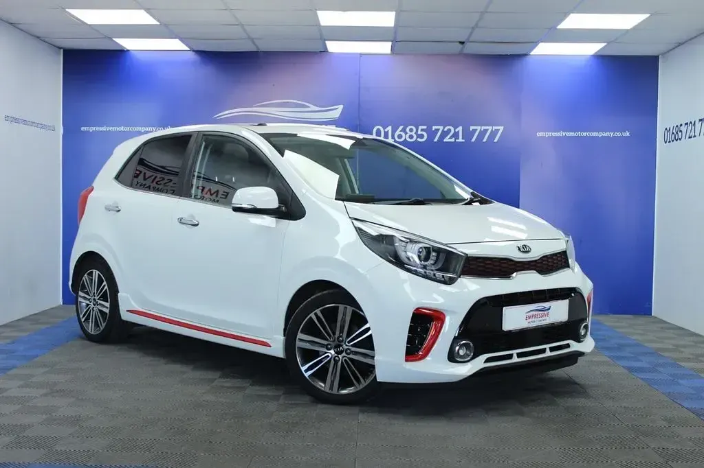 Used Kia Picanto GT-Line S 99 HP (72 kW) 2020 White Hatchback