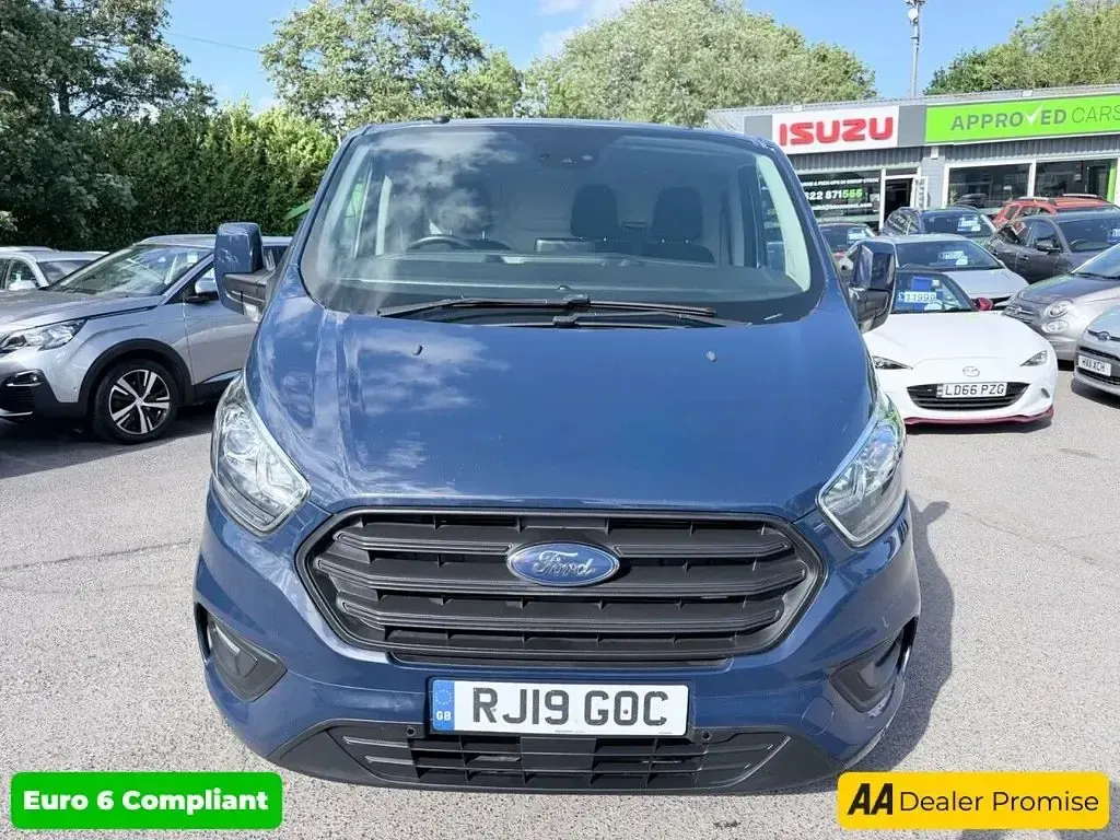 Used Ford Transit Custom Trend 105 HP (77 kW) 2019 Blue Van