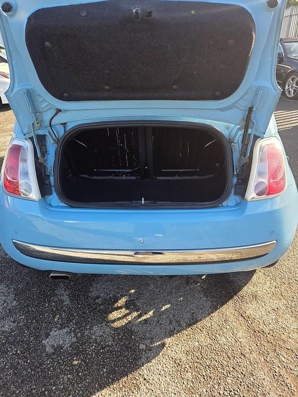Used Fiat 500 Lounge 2014 Blue Cabriolet