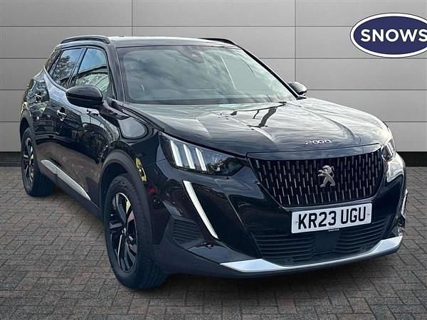 Black Used 2023 Peugeot 2008 GT SUV | £17,199 (Fair price) - Image 1/4