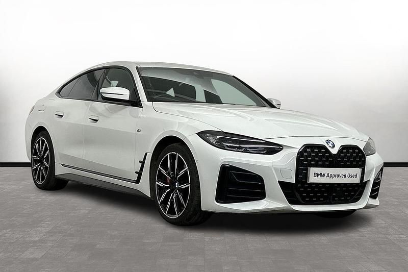 White Used 2021 BMW 420 Gran Coupé M Sport Coupe | £27,400 (Good price) - Image 1/3