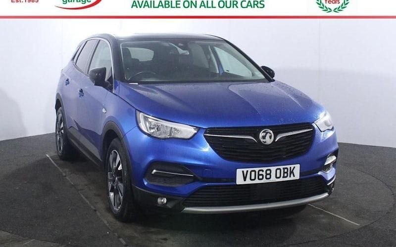 Used Vauxhall Grandland X Sport 131 HP (96 kW) 2018 Blue SUV