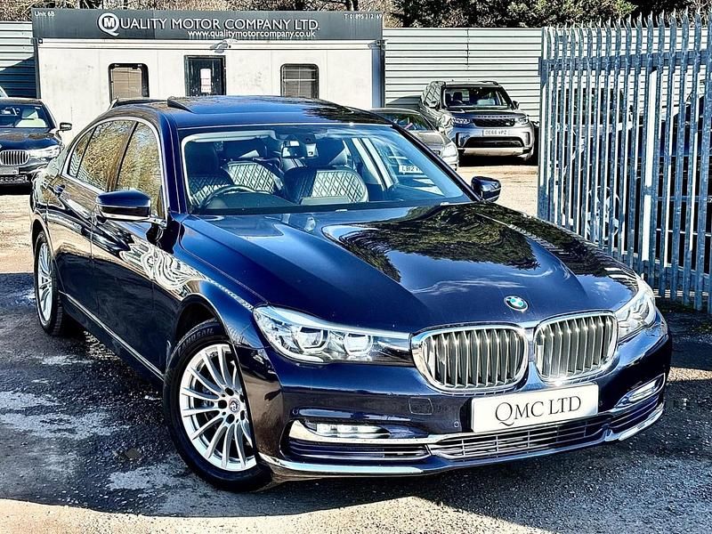 Used BMW 740L 2017 Blue Sedan