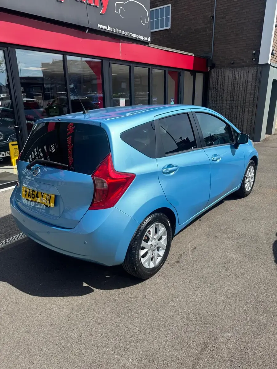 Used Nissan Note Acenta Premium 80 HP (58 kW) 2015 Blue Hatchback