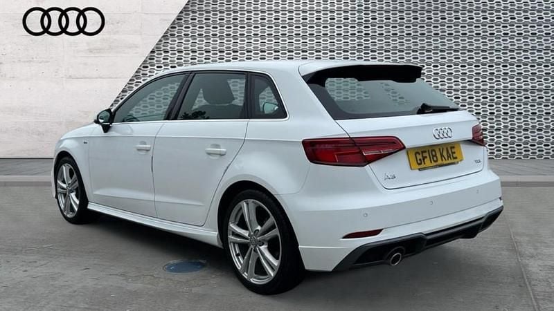 Used Audi A3 S-Line 116 HP (85 kW) 2018 Ibis white Sedan