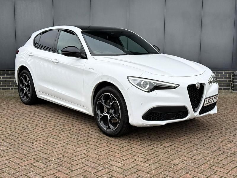 White Used 2022 Alfa Romeo Stelvio Veloce SUV | £33,495 (Expensive) - Image 1/4