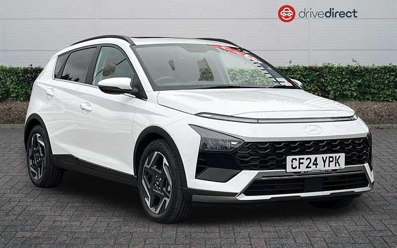 White Used 2024 Hyundai Bayon Ultimate SUV | £17,495 (A bit pricey) - Image 1/4