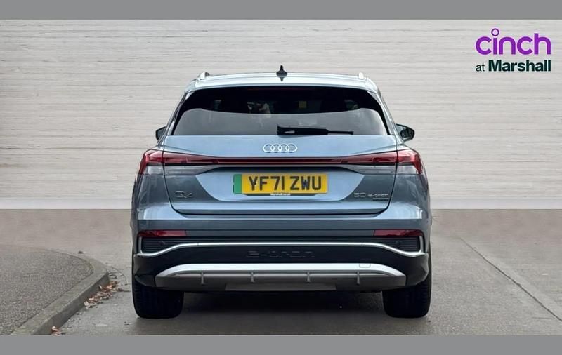 Used Audi Q4 e-tron S-Line 219 kW (299 HP) 2021 Blue SUV