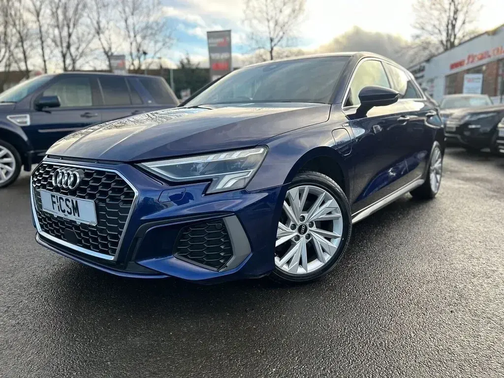 Used Audi A3 Sportback S-Line 2021 Blue Hatchback