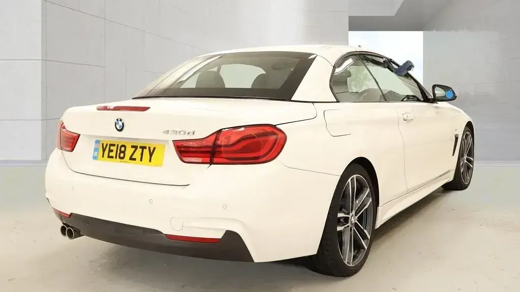 Used BMW 430 Cabriolet M Sport 2018 White Cabriolet