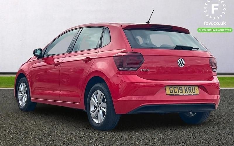 Usado VW Polo SE 95 HP (69 kW) 2019 Vermelho Citadino