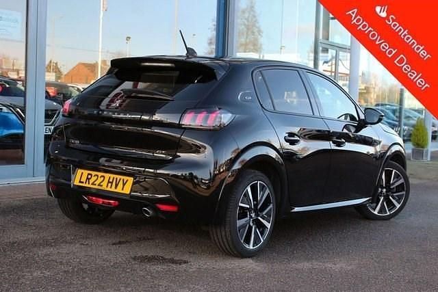 Used Peugeot 208 GT 100 HP (73 kW) 2022 Black Hatchback
