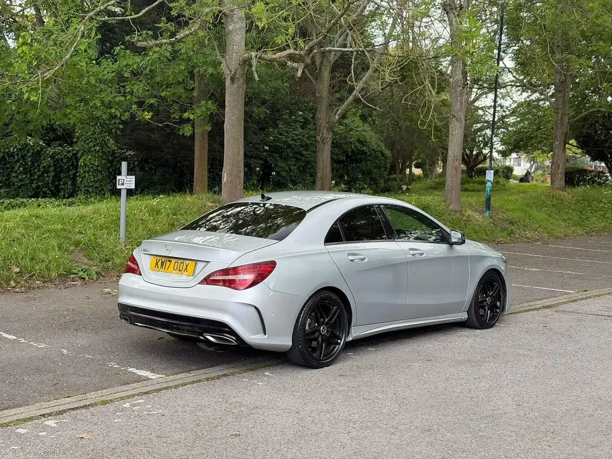 Used Mercedes CLA220 AMG line 2017 Silver Sedan