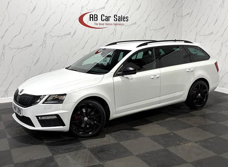 White Used 2017 Skoda Octavia vRS Estate | £13,999 (Fair price) - Image 1/3
