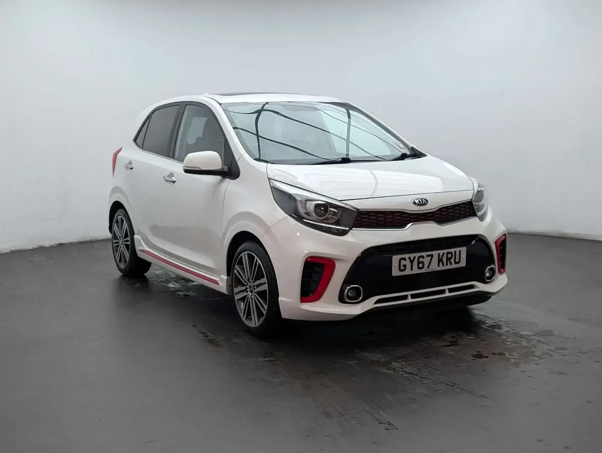 Used Kia Picanto GT-Line S 83 HP (61 kW) 2017 White Hatchback