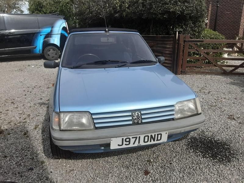 Used Peugeot 205 1992 Blue Cabriolet