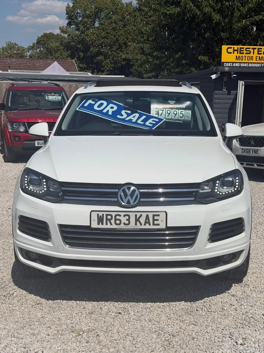 Used VW Touareg R-line 2013 White SUV