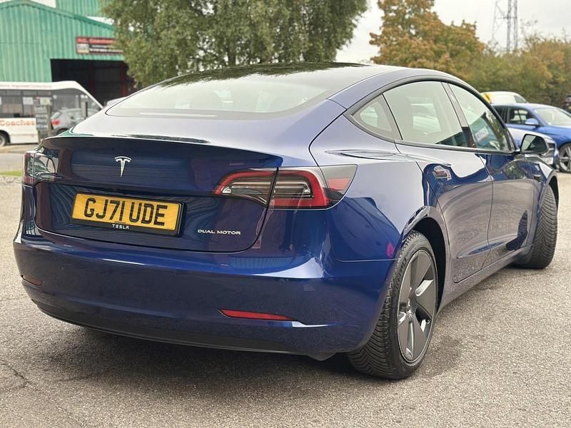 Usado Tesla Model 3 Long Range AWD 366 kW (498 HP) 2021 Azul Sedan