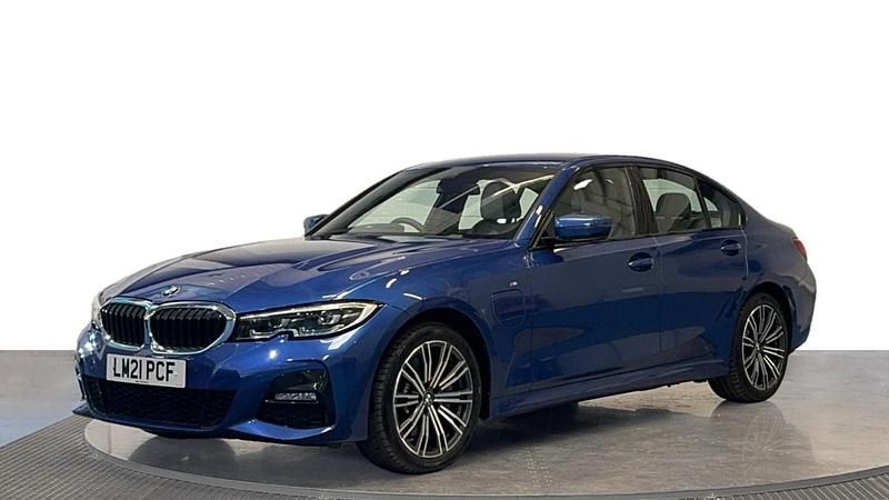 Blue Used 2020 BMW 330e M Sport Sedan | £22,520 (Fair price) - Image 1/4