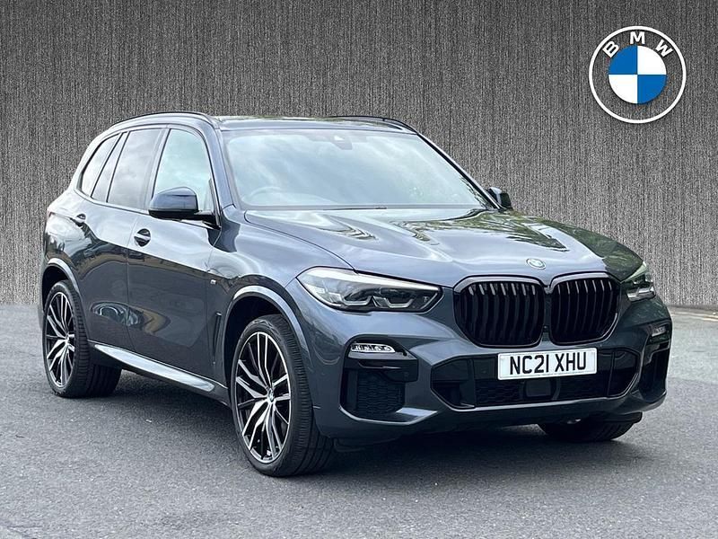 Grey Used 2021 BMW X5 M Sport SUV | £42,499 (Fair price) - Image 1/4
