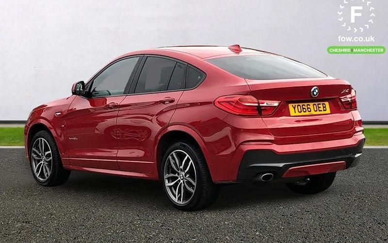 Used BMW X4 M Sport 190 HP (139 kW) 2016 Red SUV