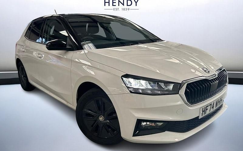 Candy white black magic pearl effect Used 2024 Skoda Fabia Colour Edition Hatchback | £17,499 (Fair price) - Image 1/4