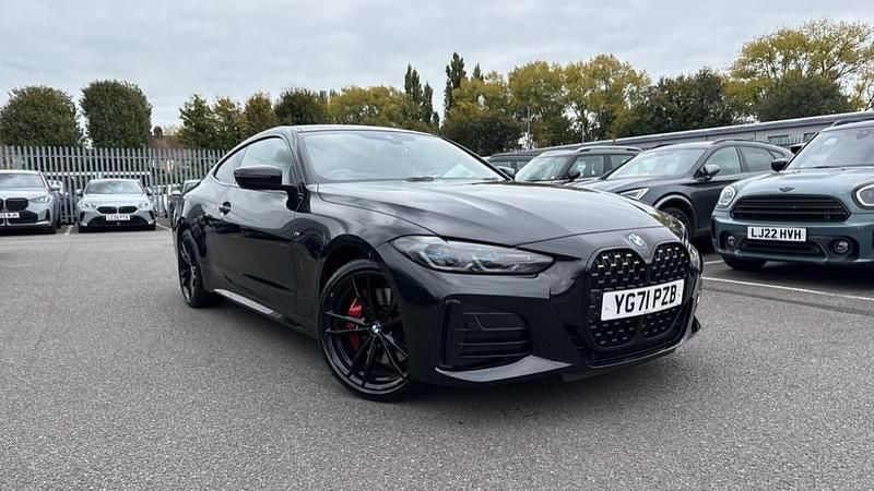 Black Used 2021 BMW M440 Comfort Edition Sedan | £34,811 (Fair price) - Image 1/4