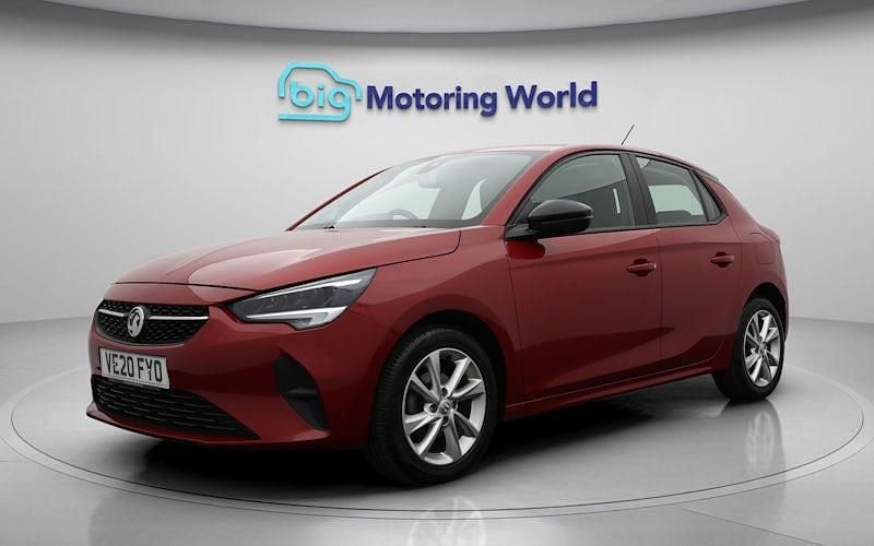 Used Vauxhall Corsa 75 HP (55 kW) 2020 Red Hatchback