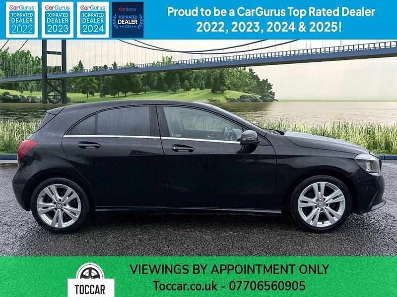 Used Mercedes A180 109 HP (80 kW) 2016 Black Hatchback