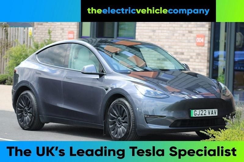 Grey Used 2022 Tesla Model Y Long Range SUV | £22,995 (Fair price) - Image 1/3
