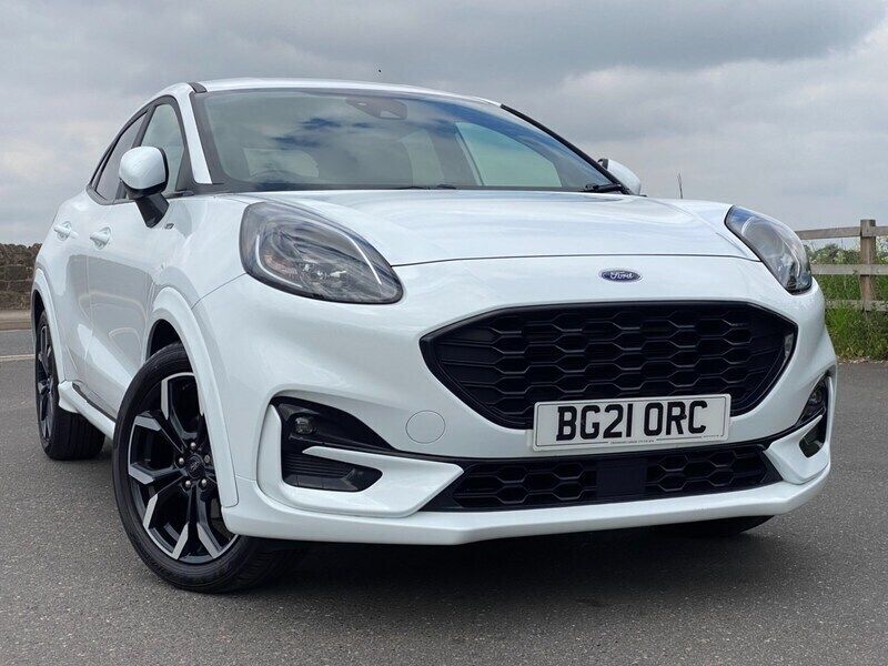 Frozen white Used 2021 Ford Puma ST-Line X Hatchback | £13,990 (Good price) - Image 1/4