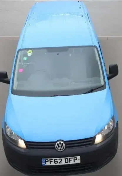 Used VW Caddy 102 HP (75 kW) 2013 Blue MPV
