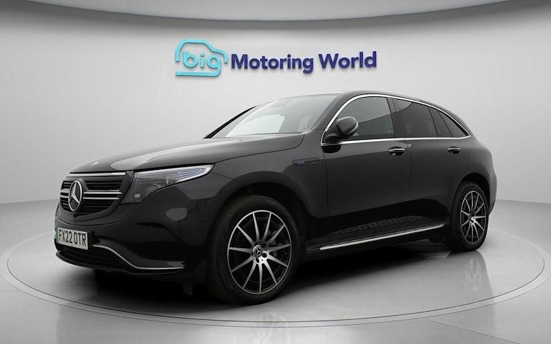Used Mercedes EQC400 AMG line 300 kW (408 HP) 2022 Black SUV