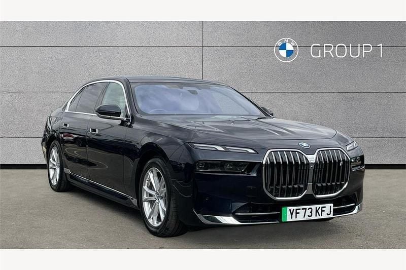 Black Used 2023 BMW i7 Comfort Edition Sedan | £69,992 (Fair price) - Image 1/4
