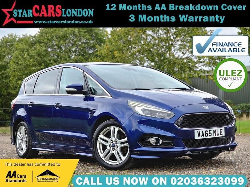 Blue Used 2016 Ford S-MAX Sport MPV | £9,000 (Fair price) - Image 1/4