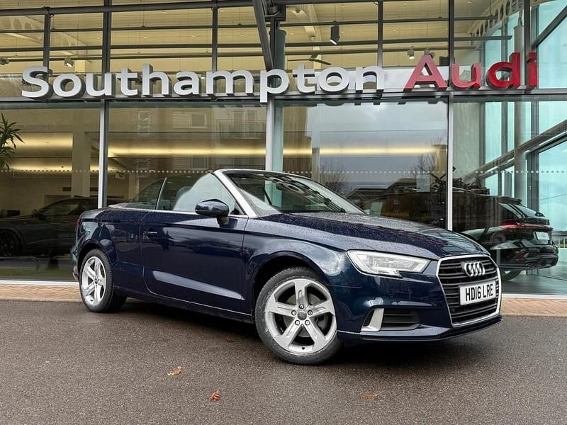 Blue Used 2016 Audi A3 Cabriolet Sport Cabriolet | £15,400 (Fair price) - Image 1/4