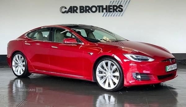 Red Used 2016 Tesla Model S Sedan | £16,495 (Fair price) - Image 1/4