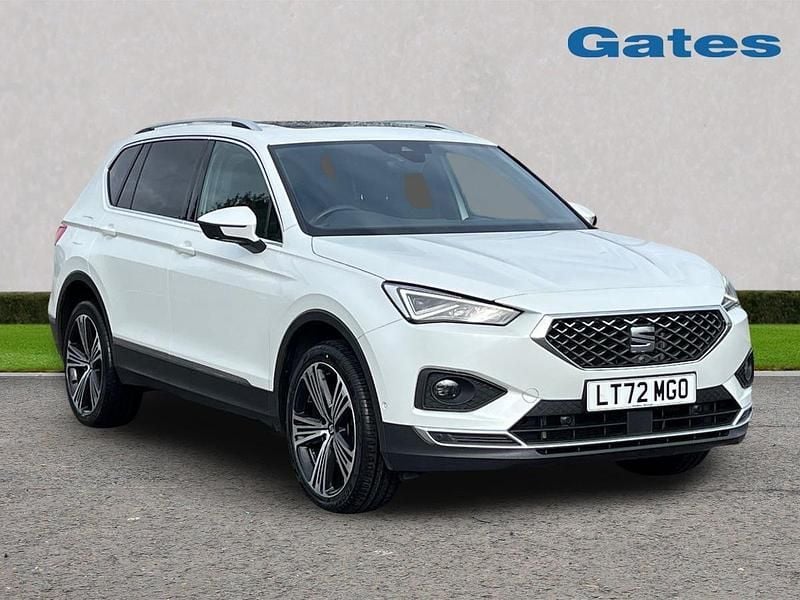 White Used 2022 Seat Tarraco XCELLENCE Lux SUV | £23,699 (Fair price) - Image 1/4