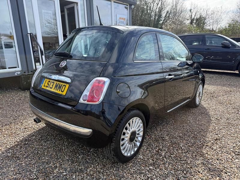 Used Fiat 500 Lounge 69 HP (50 kW) 2013 Black Hatchback