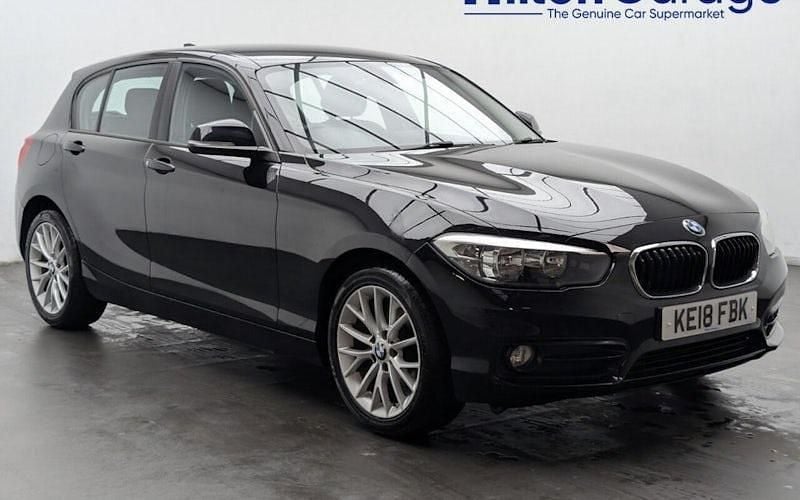 Used BMW 116 Sport Line 116 HP (85 kW) 2018 Black Hatchback