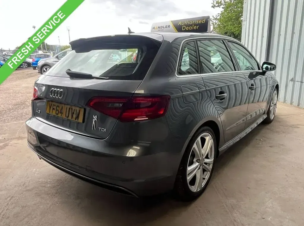 Used Audi A3 Sportback S-Line 110 HP (80 kW) 2014 Grey Hatchback