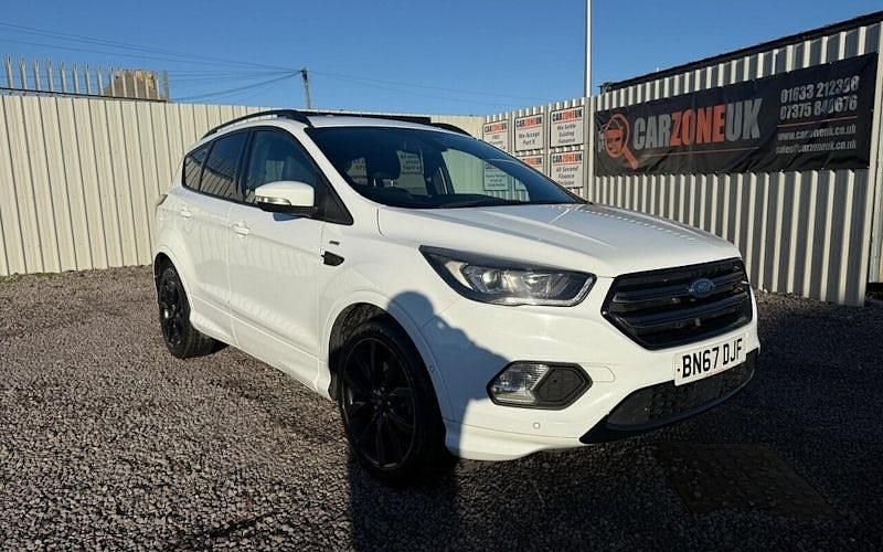 White Used 2017 Ford Kuga ST-Line X SUV | £10,200 (A bit pricey) - Image 1/4