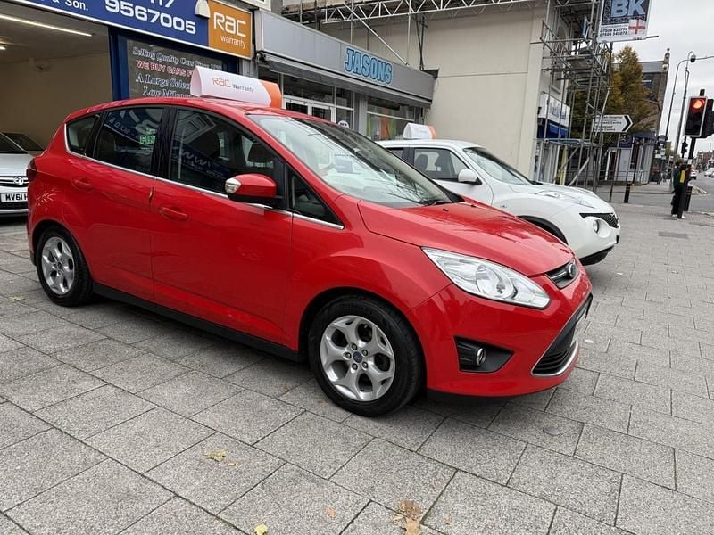 Red Used 2014 Ford C-MAX Zetec MPV | £3,985 (Fair price) - Image 1/4