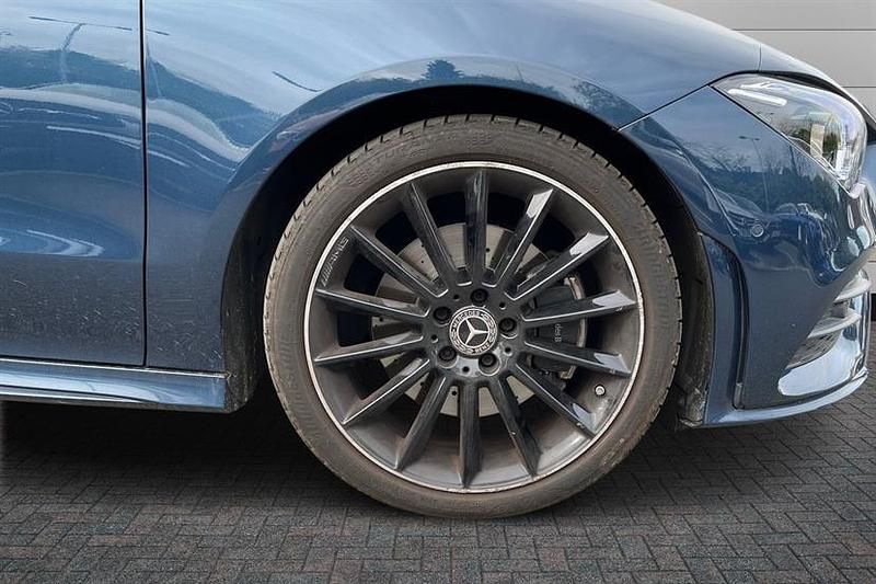 Used Mercedes CLA220 AMG Line Premium Plus 190 HP (139 kW) 2022 Blue Sedan