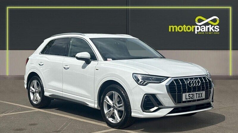 White Used 2021 Audi Q3 S-Line SUV | £19,650 (Good price) - Image 1/4