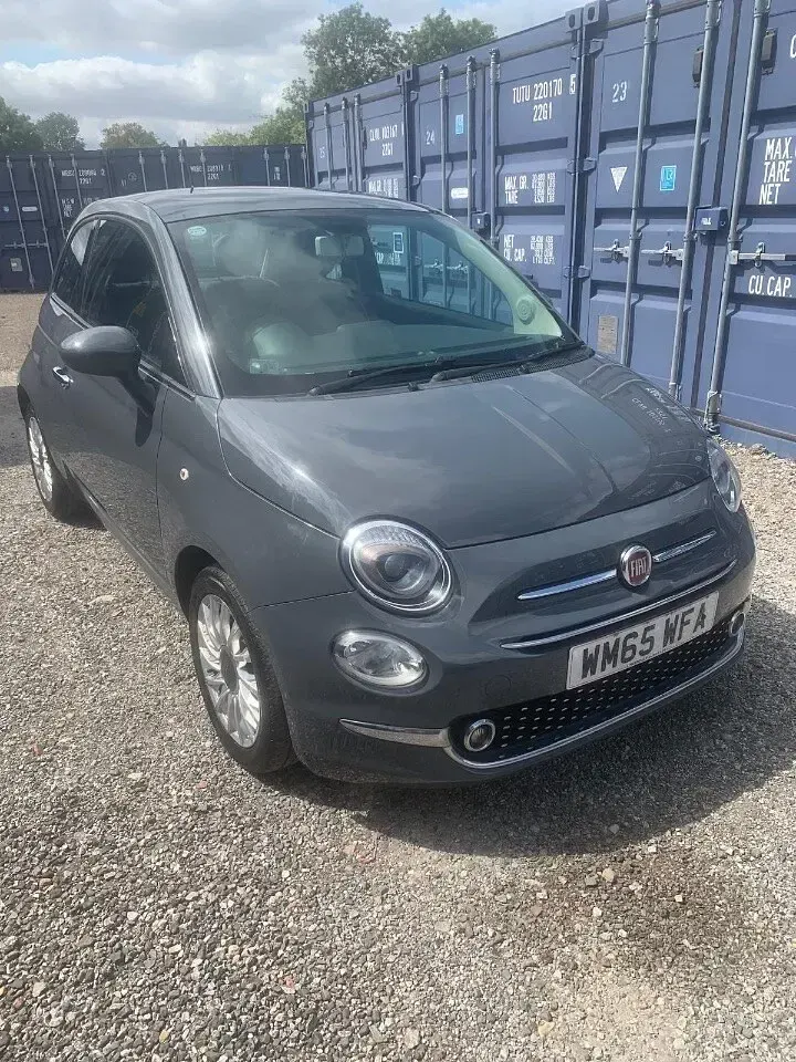 Used Fiat 500 Lounge 69 HP (50 kW) 2015 Grey Hatchback