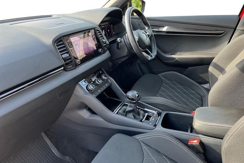 Used Skoda Karoq SportLine 150 HP (110 kW) 2024 Red SUV
