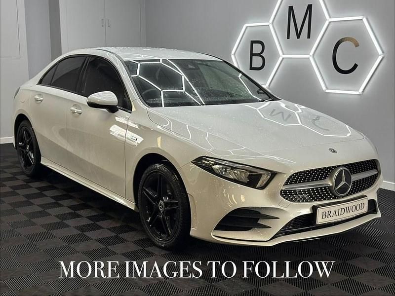 Used Mercedes A250 AMG line 2020 White Sedan